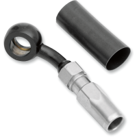 (image for) 10mm 35° Black Chrome Banjo w/ Stainless Fittings