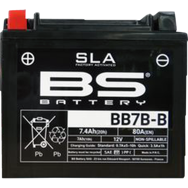 (image for) BS BATTERY SLA Factory-Activated AGM Battery - YB7B-B