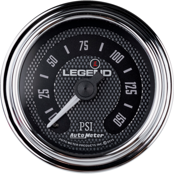 (image for) LEGENDS Legend Backlit PSI Gauge Diamond Cut