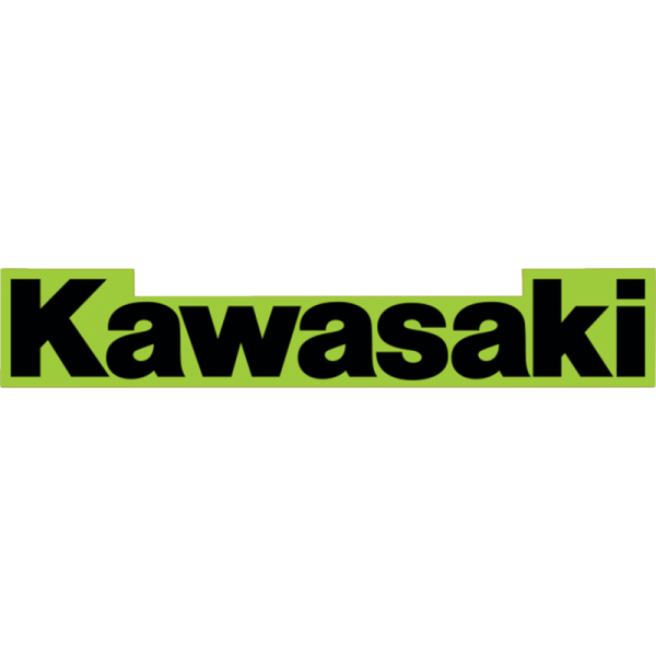 (image for) D'COR VISUALS 24" Kawasaki brand decal (ea.)