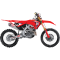 (image for) D'Cor Visuals Complete Graphics Kit - 25 HRC Honda, black background