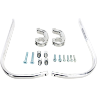 (image for) Contour Handguards - 1 1/8" Bar OS, Silver
