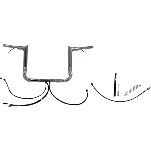 (image for) EZ Install Handlebar Kit Chrome 12" Rise