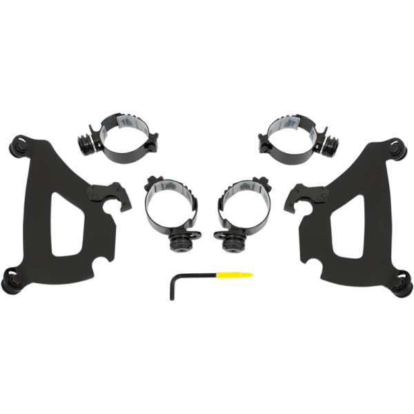 (image for) Trigger-Lock Mounting Kit Black for Yamaha Road Star Warrior 02-10