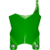 (image for) Acerbis Raptor Front Number Plate - Kawasaki KX250/450/X 20-23 - Green
