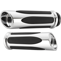 (image for) Comfort Deep Cut Grips - Chrome - 24 FLHTK/FLTRK/FLHRXS
