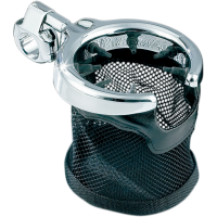 (image for) Universal Handlebar Mount with Basket for 1" Handlebars, Chrome