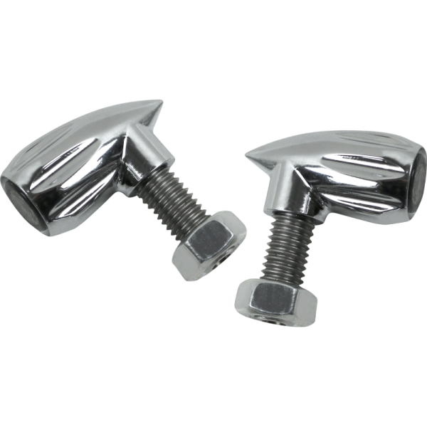 (image for) Kodlin Neowise 3-1 Bullet Rear Indicators Grooved Chrome