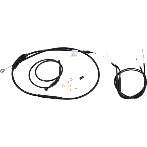 (image for) Burly Brand Jail Bar Install Kit - Black Vinyl