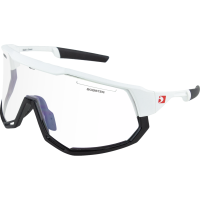 (image for) Freewheel Sunglasses - Matte white and gloss black/clear