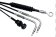 (image for) Longitudinally Wound Black Vinyl Clutch Terminator Cable