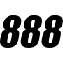 (image for) SX Series Numbers - 6" Black - No. 8