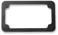 (image for) Custom Billet License Plate Frame Black Smooth