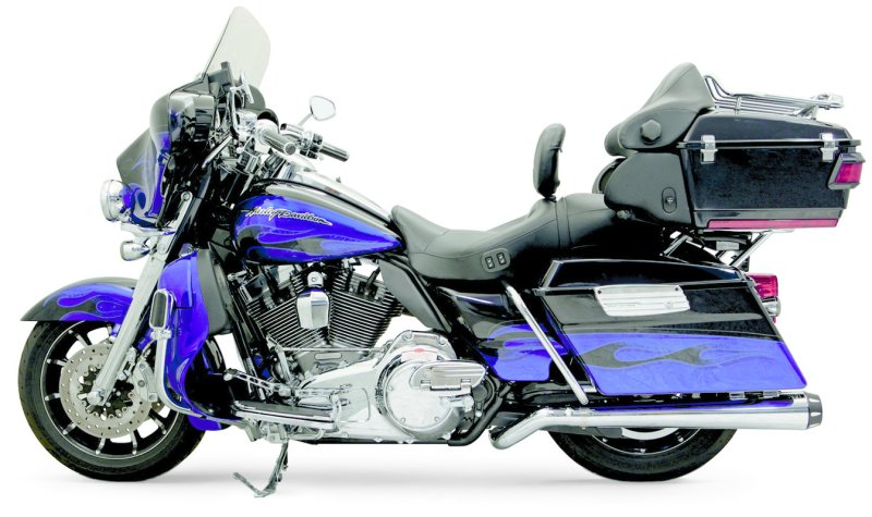 (image for) Optional Pseudo Left-Side Megaphone Muffler, Chrome