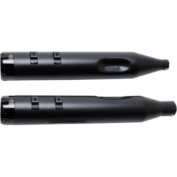(image for) S&S CYCLE MK45 Black w/ Black Contrast-Cut Thruster End Caps