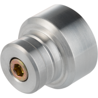 (image for) Bar End Mirror Mount/Slider, Raw Aluminum