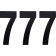(image for) Standard Numbers - 6" Black - No. 7