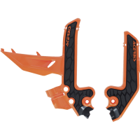 (image for) Acerbis X-Grip Frame Guard - KTM 85 SX 25-26 - Orange/black