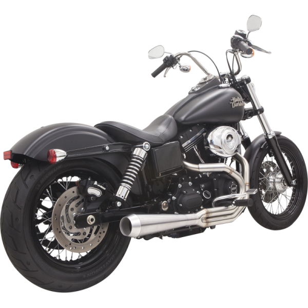 (image for) BASSANI XHAUST Bassani Road Rage III 2-Into-1 System - Upswept Megaphone