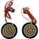 (image for) Genesis 4 Amber/Red Dynamic Clusters2 Rear Turn Signal Insert - 2020-1890