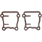 (image for) Tappet Guide Gasket 99-17 Twin Cam tappet cover, Foamet