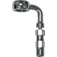 (image for) 12mm 90° Chrome Banjo w/ Stainless Fittings