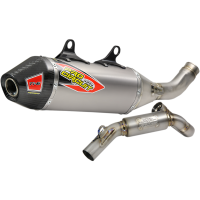 (image for) Pro Circuit Ti-6 Titanium Exhaust System w/ Carbon End Cap for KTM 450 SX-F