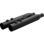 (image for) 4" HP Plus® Slip On Mufflers - Straight cut, black