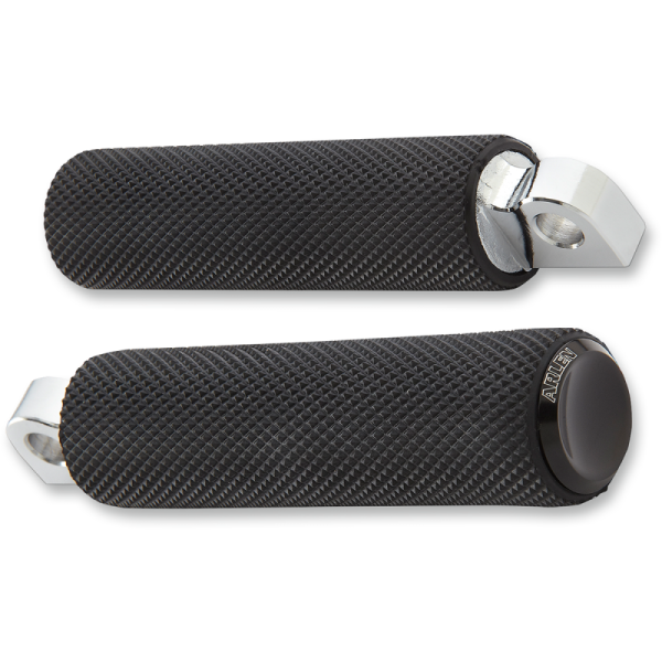 (image for) Arlen Ness Knurled Male Mount Footpegs, Black