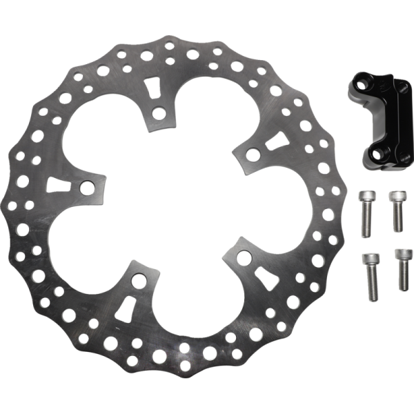 (image for) Arlen Ness 13" Big Brake Jagged Rotor Kit, Right