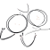 (image for) XR Black w/ Chrome Fittings DOT Handlebar Installation Kit, 15"-17" Apes