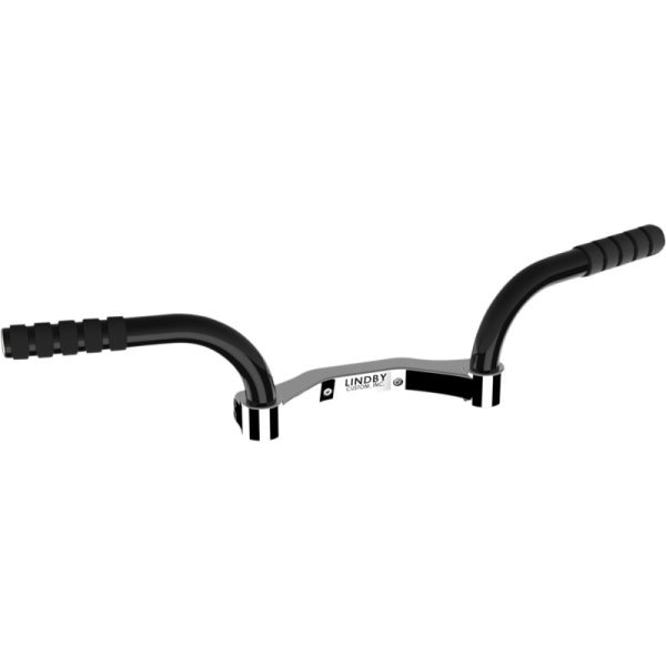 (image for) LINDBY Adjustable Footrests Chrome/Black