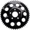 (image for) Drag Specialties 51-Tooth Dished Rear Sprocket, Gloss Black