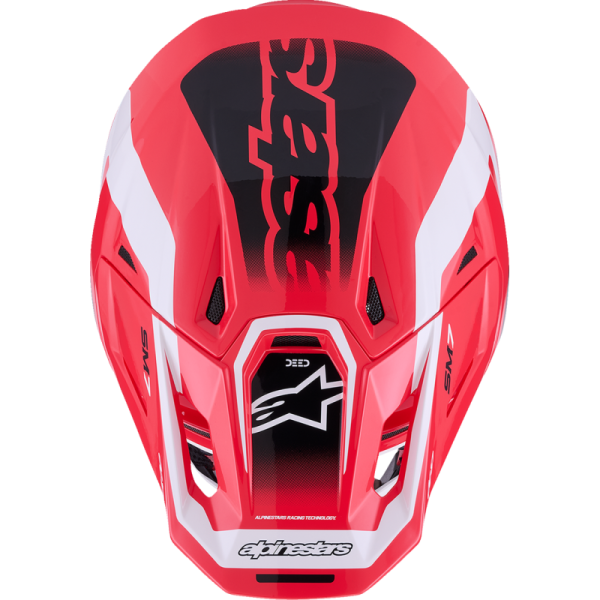 (image for) Alpinestars S-M7 Helmet - Deed, Red/Black/White - Size S