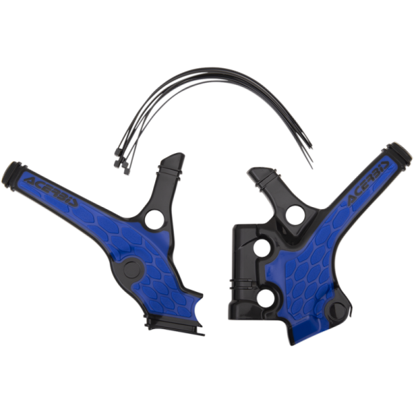 (image for) Acerbis X-Grip Frame Guard - Yamaha YZ85 18-21 - Black/blue