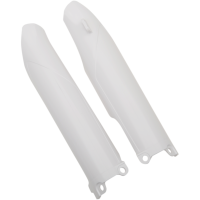 (image for) Acerbis Lower Fork Cover Sets/Shoe Protectors for Inverted Forks - White