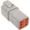 (image for) Gray 6-Pin Receptacle