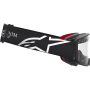 (image for) Alpinestars Supertech Goggles - Dura Air Fluid Black/Silver (Clear Lens)