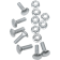 (image for) 5/16" x 1" Carriage Bolt and 5/16" Whiz Nut