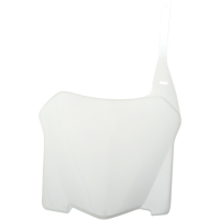 (image for) UFO Front Number Plate - White