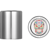 (image for) Docking Cover Mirror Polished w/ Sugar Skull