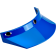 (image for) Blue 3-Snap Visor