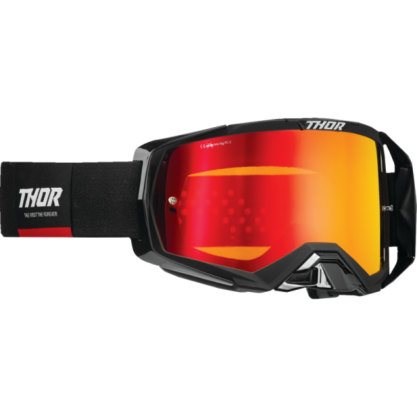 (image for) THOR Activate Goggle, Black/Red (Mirror Irridium Lens)