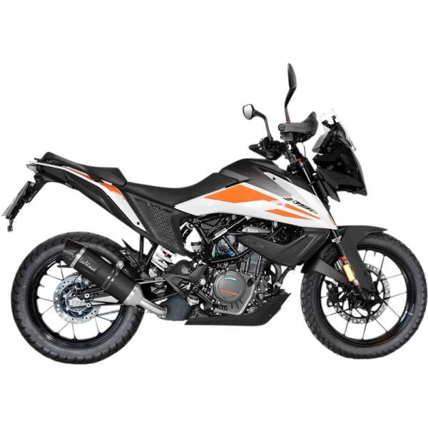 (image for) LEOVINCE LV ONE EVO Black stainless steel Slip-On for KTM 390 Adventure 20-24