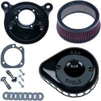 (image for) Mini Teardrop Stealth Air Cleaner Kit - Gloss Black