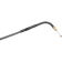 (image for) Braided Throttle Cable - Black Pearl