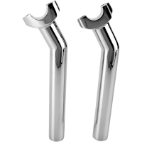 (image for) Forged Aluminum Pullback Risers Chrome 8.5"