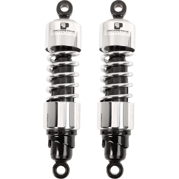 (image for) Progressive Suspension 412 Series Standard Shock Chrome 12"
