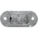 (image for) Oval 2.5", marker light, clear lens/2 amber LED