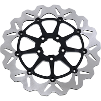 (image for) 13" Full-floating Rotor, Black/Machined Carrier